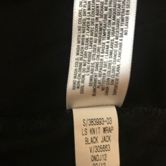 Old Navy Black Wrap Dress - Picture 3 of 3